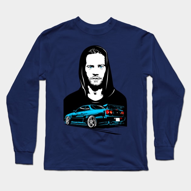 Paul "The Buster" Walker Long Sleeve T-Shirt by rizadeli